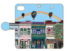 画像をギャラリービューアに読み込む, スマートフォン 手帳型カバー 建物3