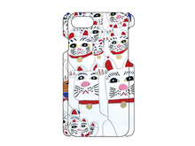 画像をギャラリービューアに読み込む, スマートフォン ハードカバー 豪徳寺の招き猫
