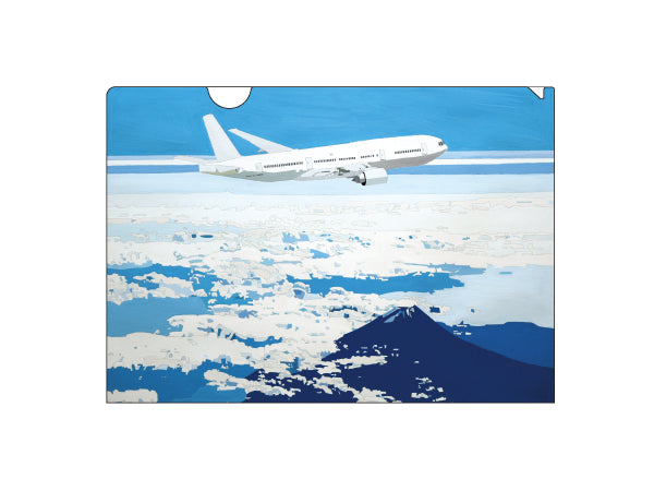 A4クリアファイル 飛行機と富士山 – パソナハートフル アート村 Online