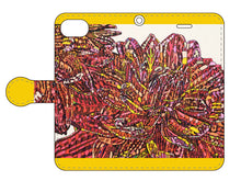 画像をギャラリービューアに読み込む, スマートフォン 手帳型カバー ダリヤ