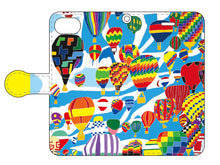 画像をギャラリービューアに読み込む, スマートフォン 手帳型カバー 熱気球