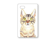 画像をギャラリービューアに読み込む, スマートフォン ハードカバー びっくりしたにゃー