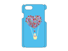 画像をギャラリービューアに読み込む, スマートフォン ハードカバー ハートの気球