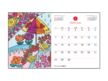 画像をギャラリービューアに読み込む, ２０２６年 卓上カレンダー
