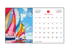 画像をギャラリービューアに読み込む, ２０２６年 卓上カレンダー
