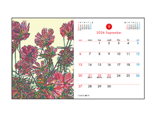 画像をギャラリービューアに読み込む, ２０２６年 卓上カレンダー
