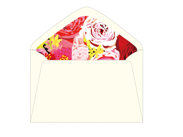 カード大 デザイン封筒 薔薇（Thank you） – パソナハートフル アート